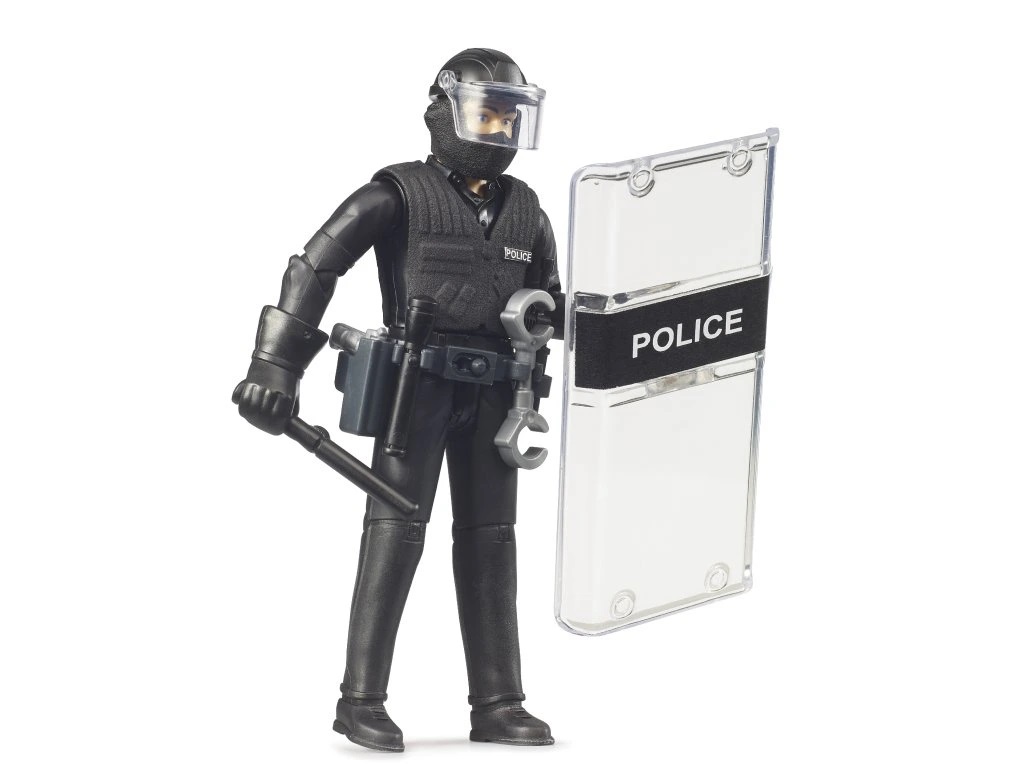 Bruder BWORLD Figurka Policista těžkooděnec
