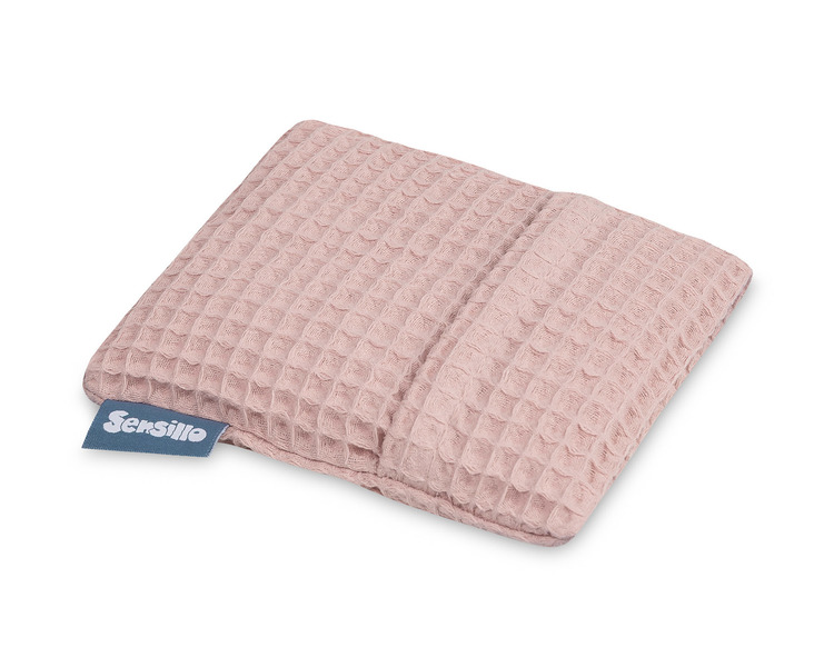 Termofor Wafel Premium retro růžový – třešňové pecky, pecičky