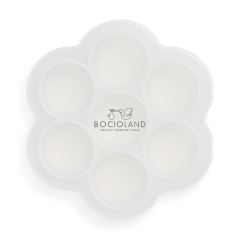 Silikonová miska k mražení potravin, 7 komor BocioLand - modrá (2)