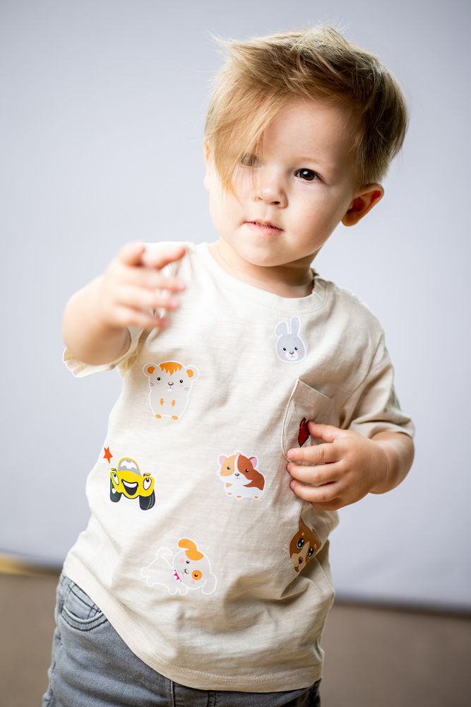 Tulimi Barevná, veselá nažehlovačka Woodland - velký arch