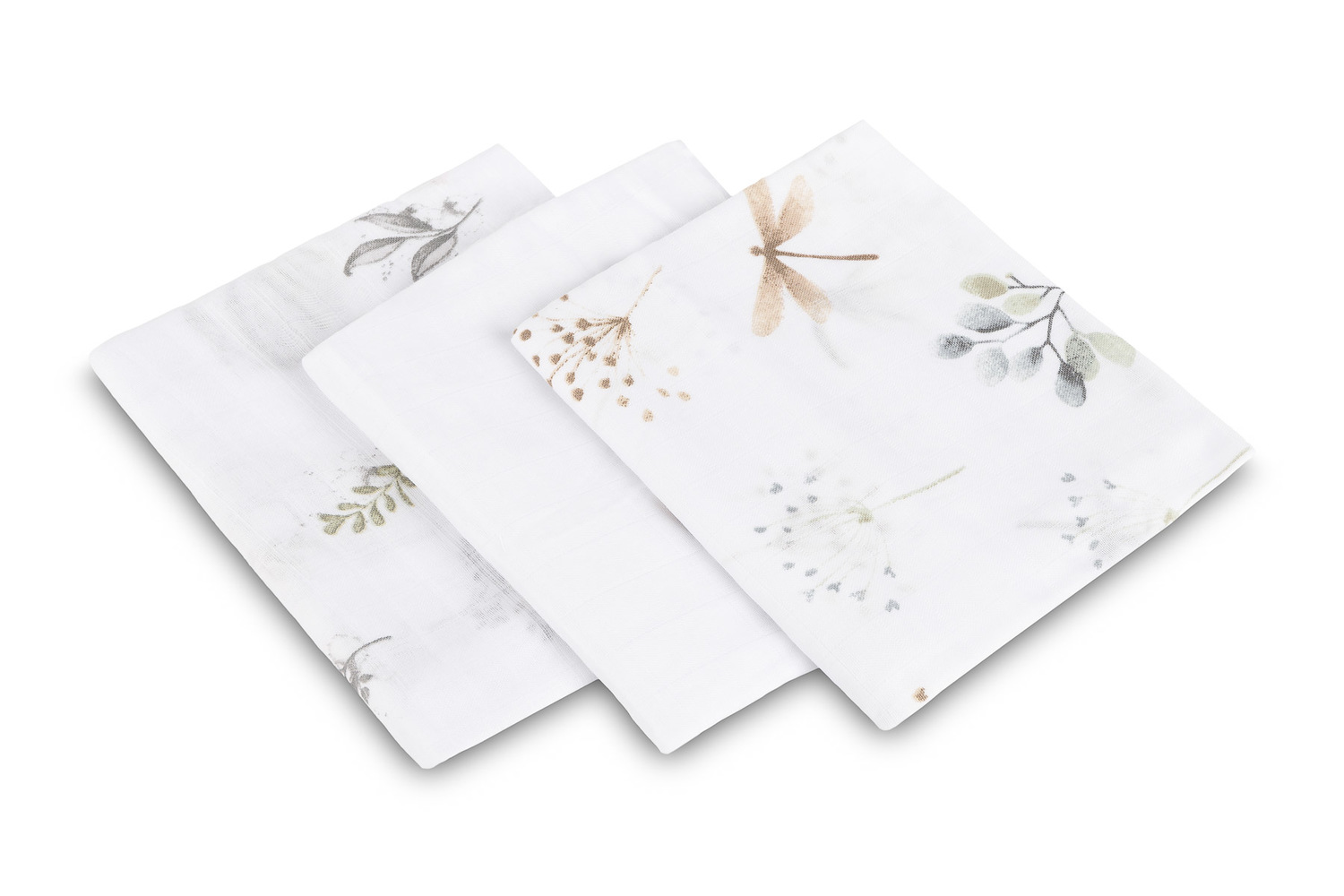 Mušelínové pleny pro miminko SOFT - 3 ks, 70x80 cm