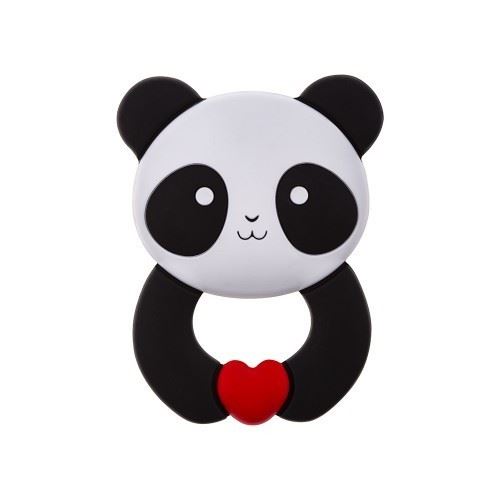 Silikonové kousátko PANDA závěsné – kousátko pro miminko bez BPA