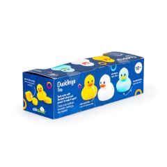 GILIGUMS Sada 3 silikonových kachniček do vany – vyjímatelné dno (1)
