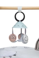 Hrací deka s hrazdičkou Tiny Love Décor – černobílá, dřevěný stojan (4)