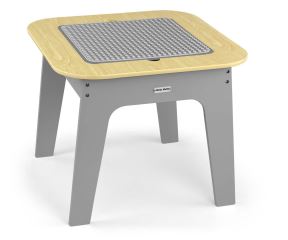 Dětský stolek a 2 židličky – multifunkční set s úložným prostorem a deskou na kostky (3)