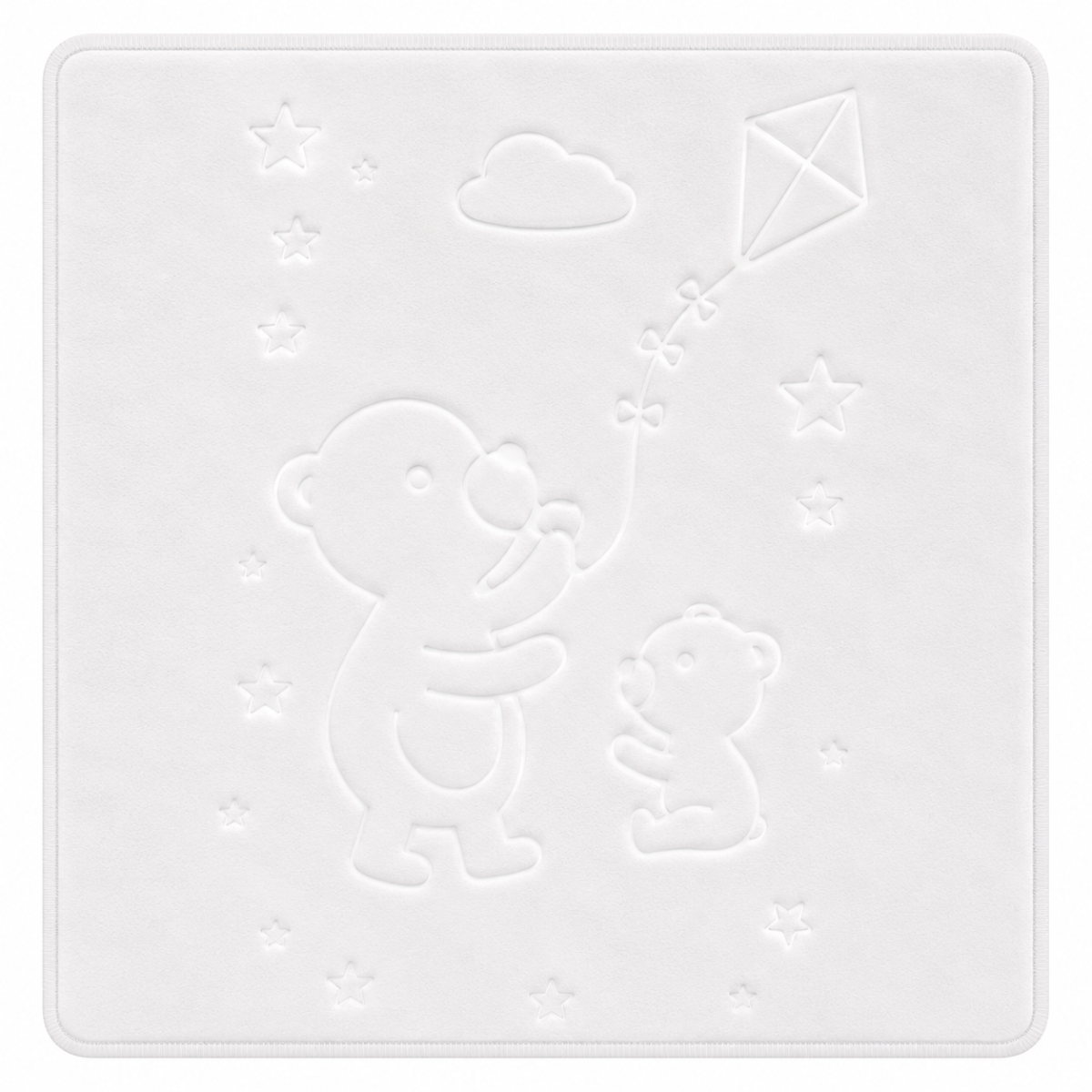 Luxusní deka Easy Care Baby Nellys 80×110 cm pro miminko - bílá