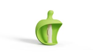 Silikonové kousátko 3D Apple, GiliGums, zelené (2)