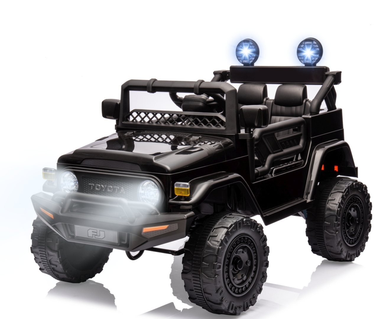 Elektrické autíčko TOYOTA FJ CRUISER 12V s dálkovým ovládáním a LED světly, black