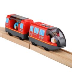 2Kids Toys Elektrický městský vlak červený (5)