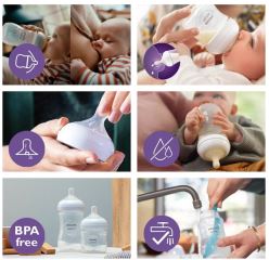 Silikonová savička Natural Response Avent - 1m+, 2 ks (4)