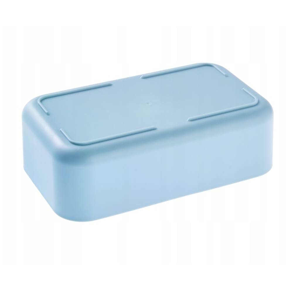 2x Svačinkový box Luna - 0,9 l, modrý
