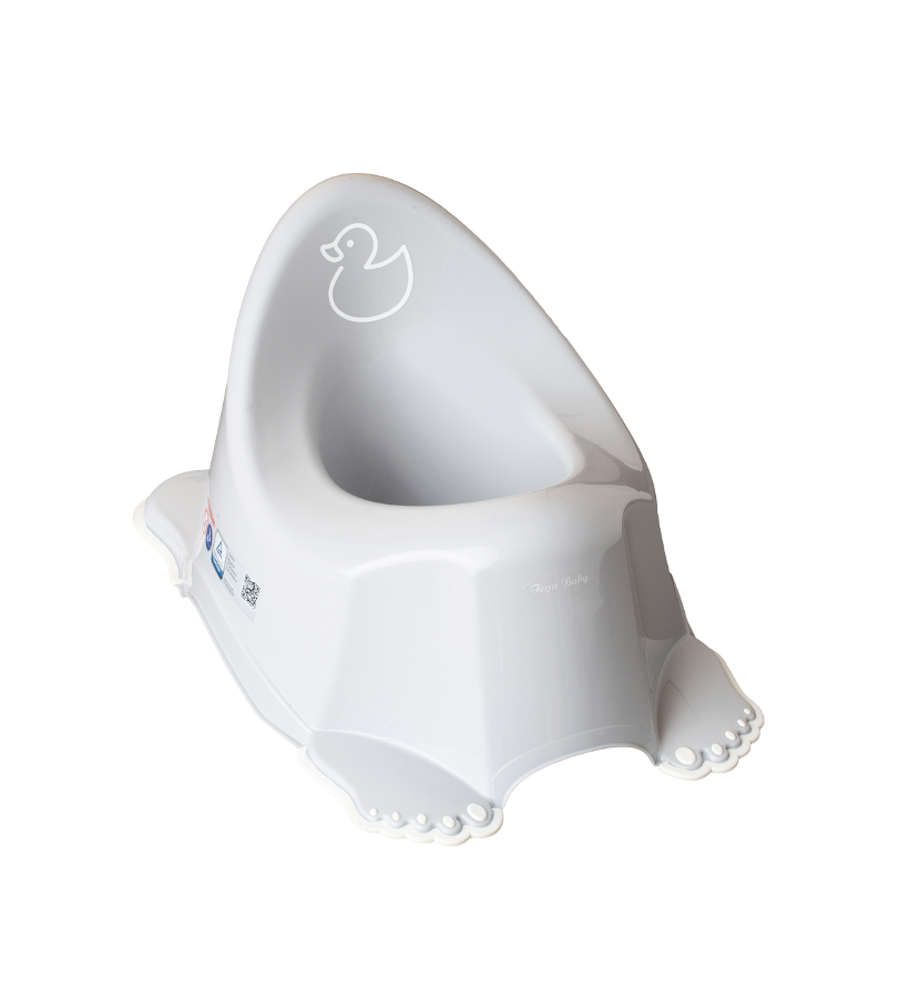 Dětský nočník Kačenka – protiskluzový nočník pro děti šedý