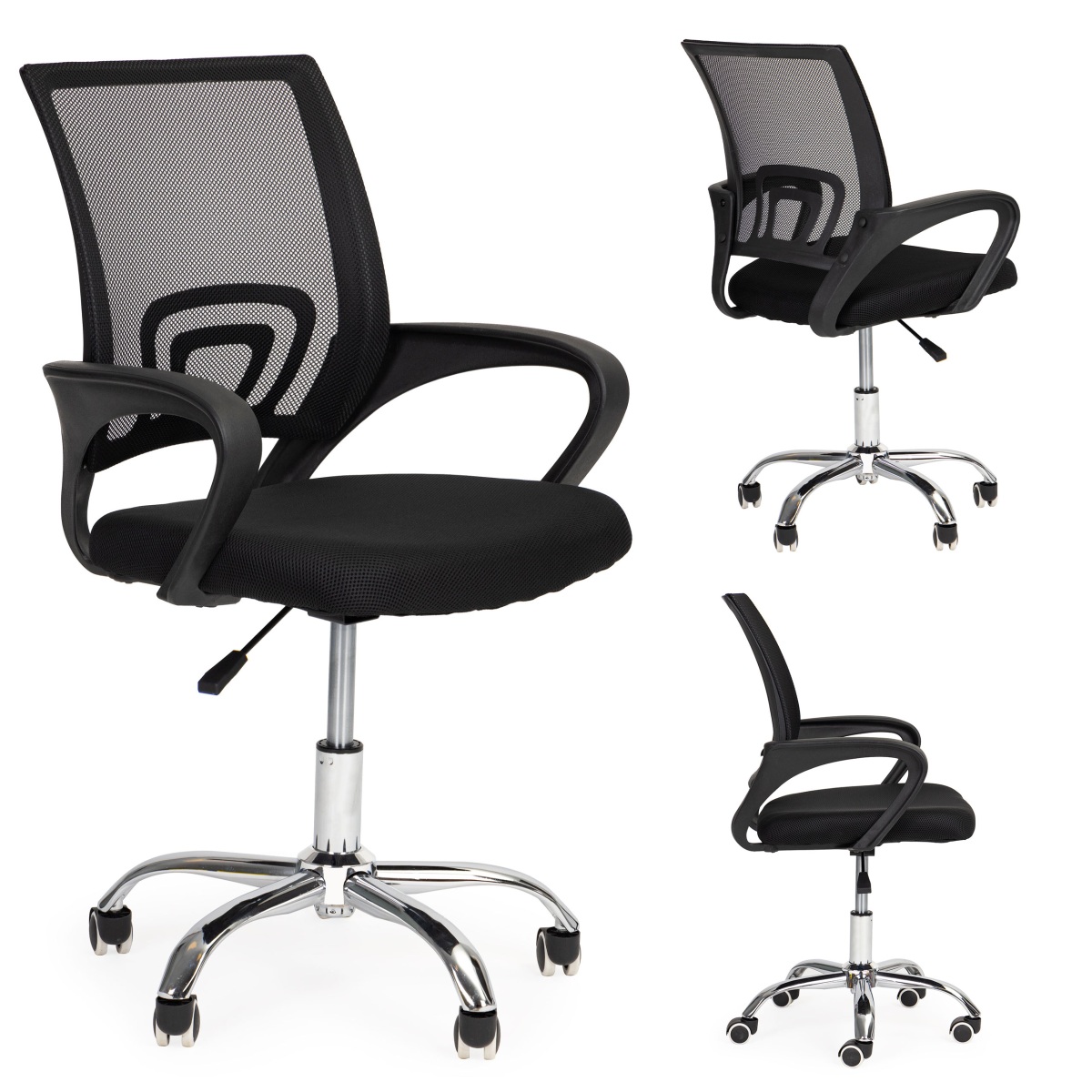 Ergonomická otočná kancelářská a počítačová židle s nastavitelnou výškou