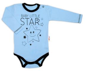 Baby Nellys Body dlouhý rukáv, modré, Baby Little Star Baby Nellys Body dlouhý rukáv, modré, Baby Little Star