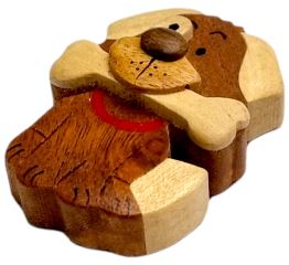 2Kids Toys Dřevěná magnetka velká Pes s kostí (1)