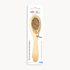 Dřevěný kartáč s přírodními štětinami Natural (574859)