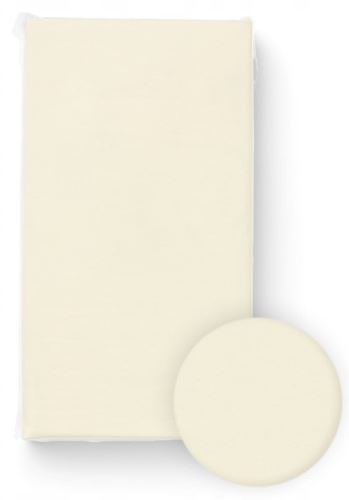 Prostěradlo do postýlky, bavlna, krémové, 120 x 60 cm