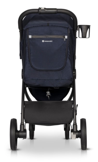 EURO CART Moderní sportovní kočárek Corso 2021 - granát, nosnost až 22 kg