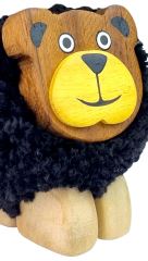 2Kids Toys Dřevěná figurka XL pompon Medvěd (3)