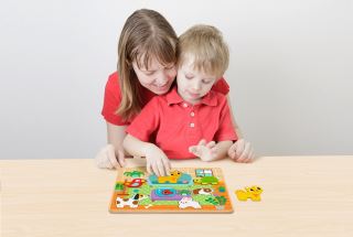 Vkládací puzzle Mazlíčci. 8 dílů (1)
