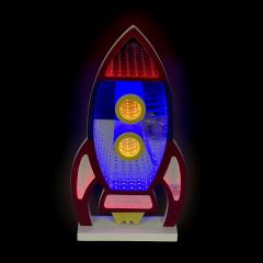 2Kids Toys LED NEON LIGHT lampička Raketa (1)