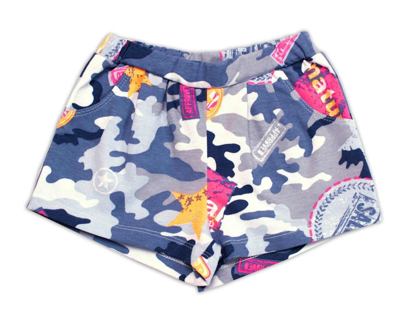2D sada - body kr. rukáv Nová + kraťásky army, vel. 80