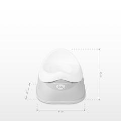 Dětský nočník Bibi s vyjímatelnou vložkou – ergonomický, protiskluzový - pink (12)