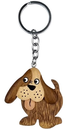 2Kids Toys Dřevěná klíčenka velká Pes