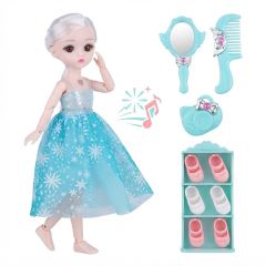 Zpívající figurka Elsa Frozen s doplňky 30cm Zpívající figurka Elsa Frozen s doplňky 30cm