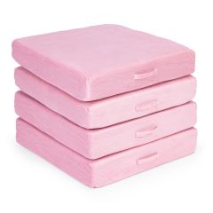 Velká modulární skládací dětská pohovka DIY, 8 měkkých polštářů - růžová (6)