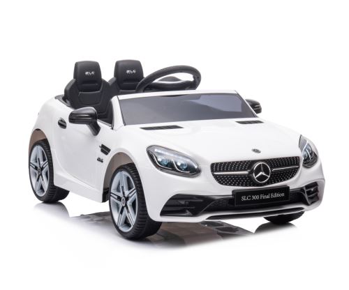 Elektrické autíčko Mercedes SLC-300 s dálkovým ovládáním a LED světly, bílé