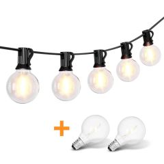 Zahradní LED světelný řetěz, girlanda 15 m, 25x LED, 9 režimů, 9 W (1)