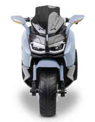 Elektrická tříkolová motorka pro děti TOYZ – 2 motory, LED, USB, modrá (4)