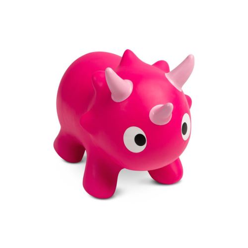 Skákací Dino s pumpičkou, pink (574829)