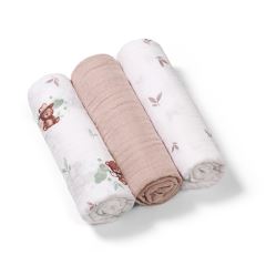 Mušelínové plenky BabyOno, Super Soft béžové, 100% bavlna, 3 ks x 70x70cm, Medvídek II Mušelínové plenky BabyOno, Super Soft béžové, 100% bavlna, 3 ks x 70x70cm, Medvídek II