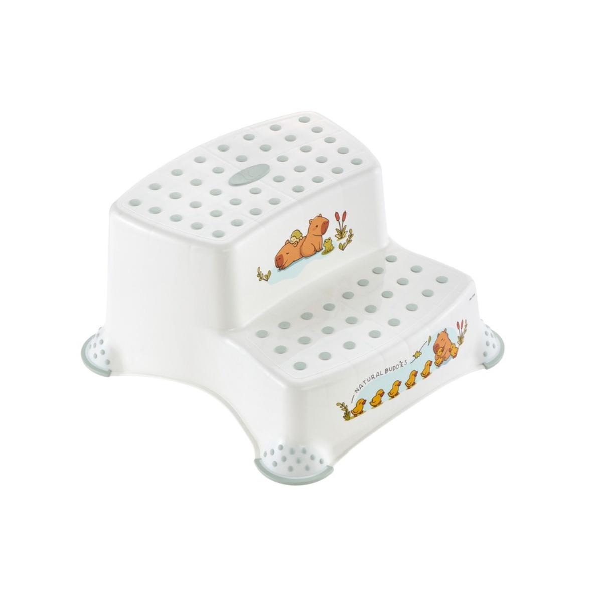 Dětská stolička schůdky Keeeper protiskluzové, 2 stupně, CUTE CAPYBARA