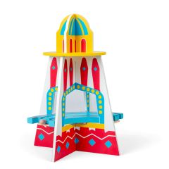 Bigjigs Rail Dřevěná vláčkodráha zábavná pouť 54 dílů (4)