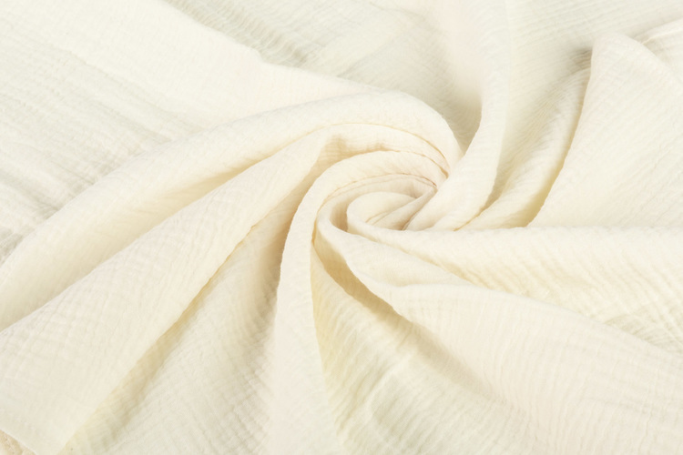 Mušelínové pleny krešované 60×75 cm, Peach cream - sada 2ks