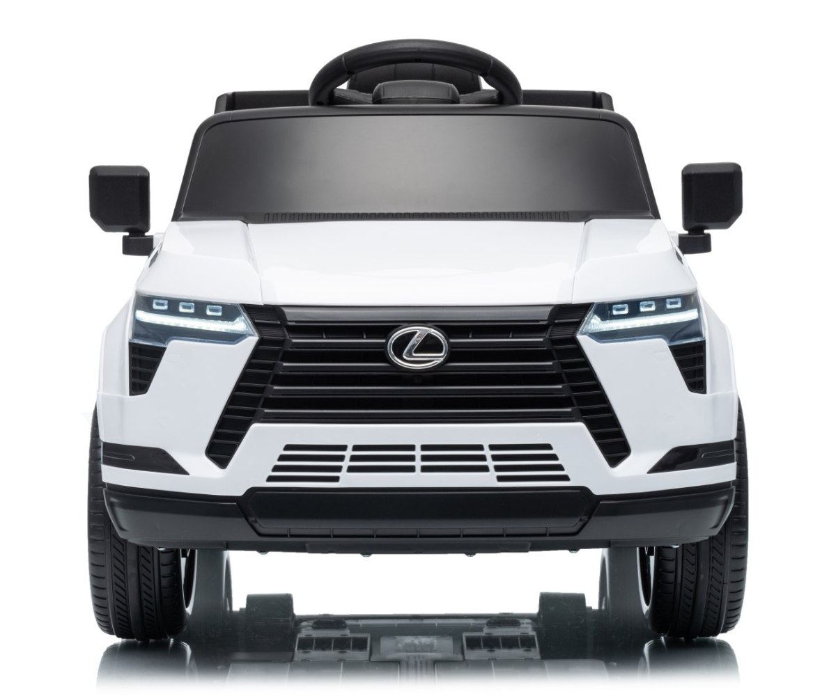 Elektrické autíčko Lexus GX550 SUV s dálkovým ovládáním, LED a Bluetooth, bílé