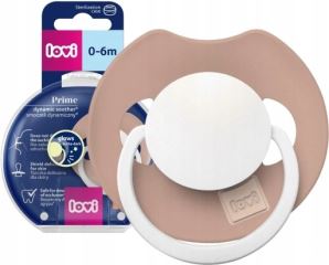 Dudlík LOVI Prime Glow 0-6m, svítící, Blush Dudlík LOVI Prime Glow 0-6m, svítící, Blush
