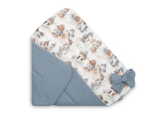 Zavinovačka pro miminko, mušelín, bavlna - Dráček modrý, jeans (569948)