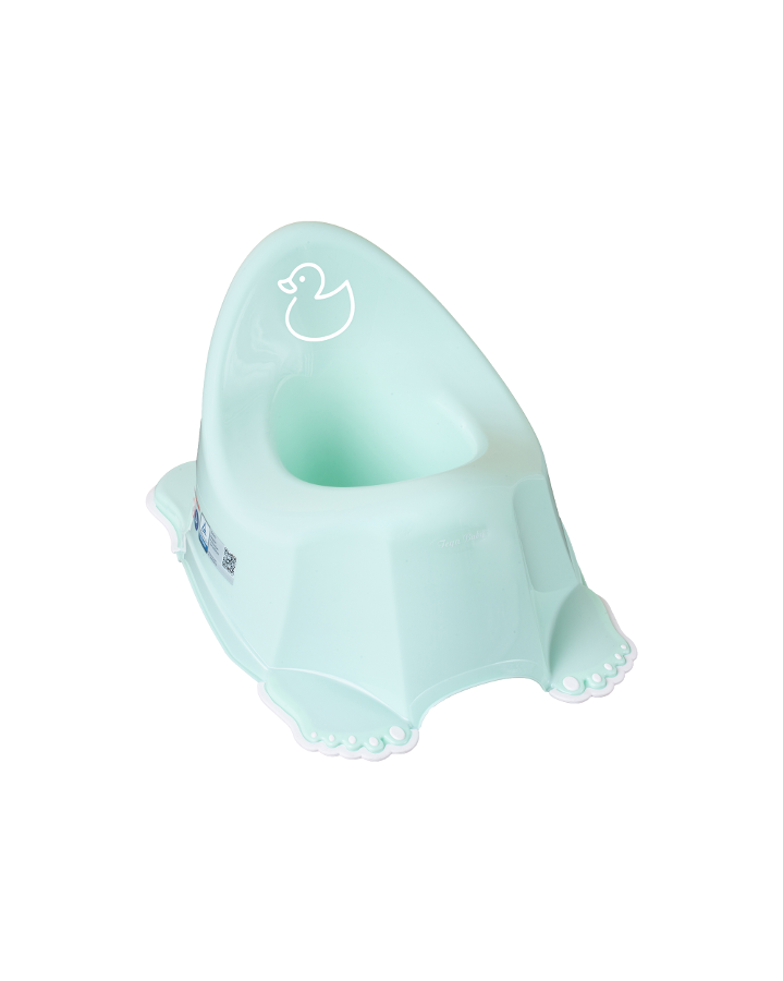 Dětský nočník Kačenka s hudbou – protiskluzový nočník pro děti, mint