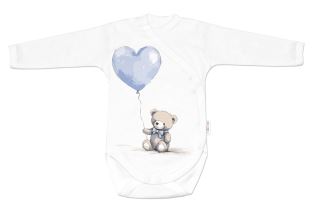 Sada do porodnice pro miminko 4D Teddy Love - bílá/modrá (1)