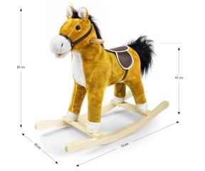 Houpací kůň Teddy Light Brown – Milly Mally (6)