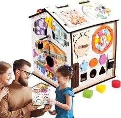 2Kids Toys Activity board Domeček bílý (4)