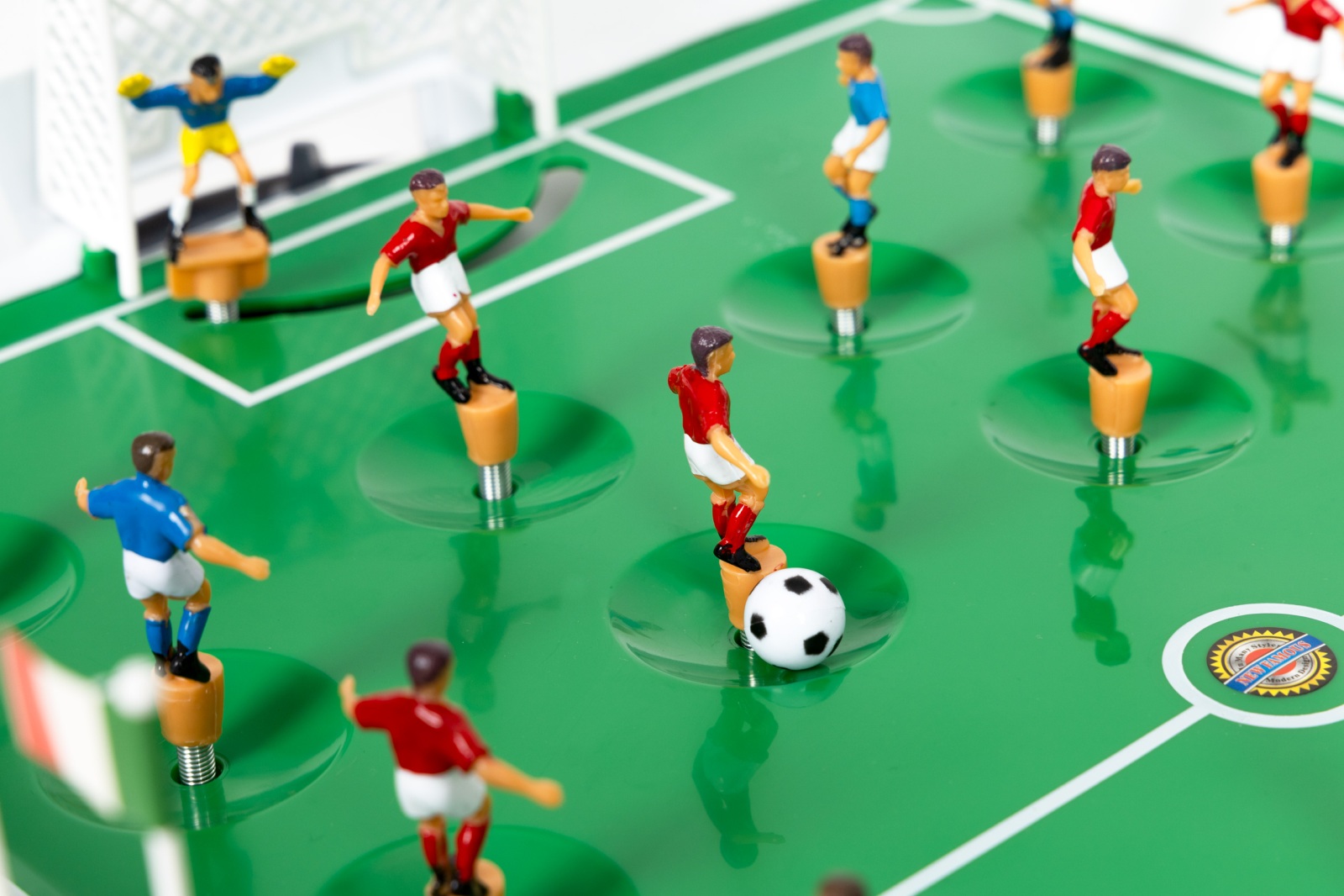 Mini stolní fotbal na pružinách, 22 hráčů