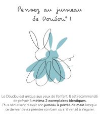 Doudou Dárková sada - králíček námořník s muchláčkem 10 cm (7)