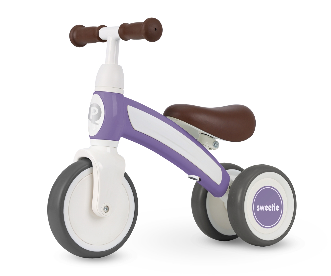 Qplay Sweetie – dětské odrážedlo 3v1 s EVA koly (1–3 roky) - fialové