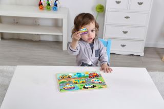Vkládací puzzle Doprava, 8 dílků (1)