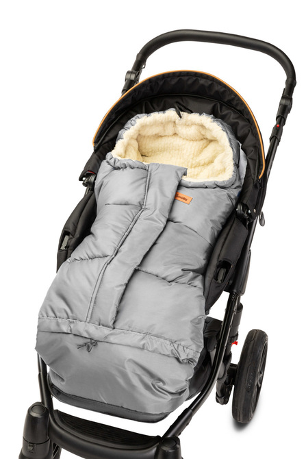 Prošívaný fusák s ovčí vlnou Combi 3v1 SENSILLO - šedý